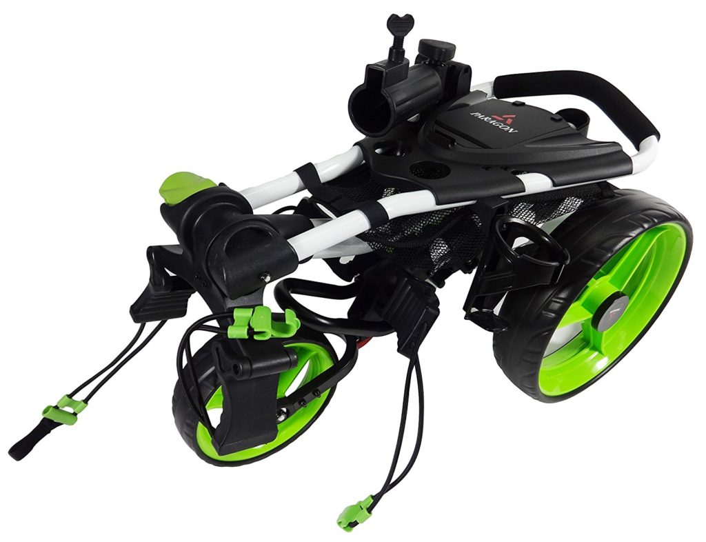 paragongolf3wheeliegreenfolded Riverside Golf Golf Clubs Golf Bags Golfing Equipment