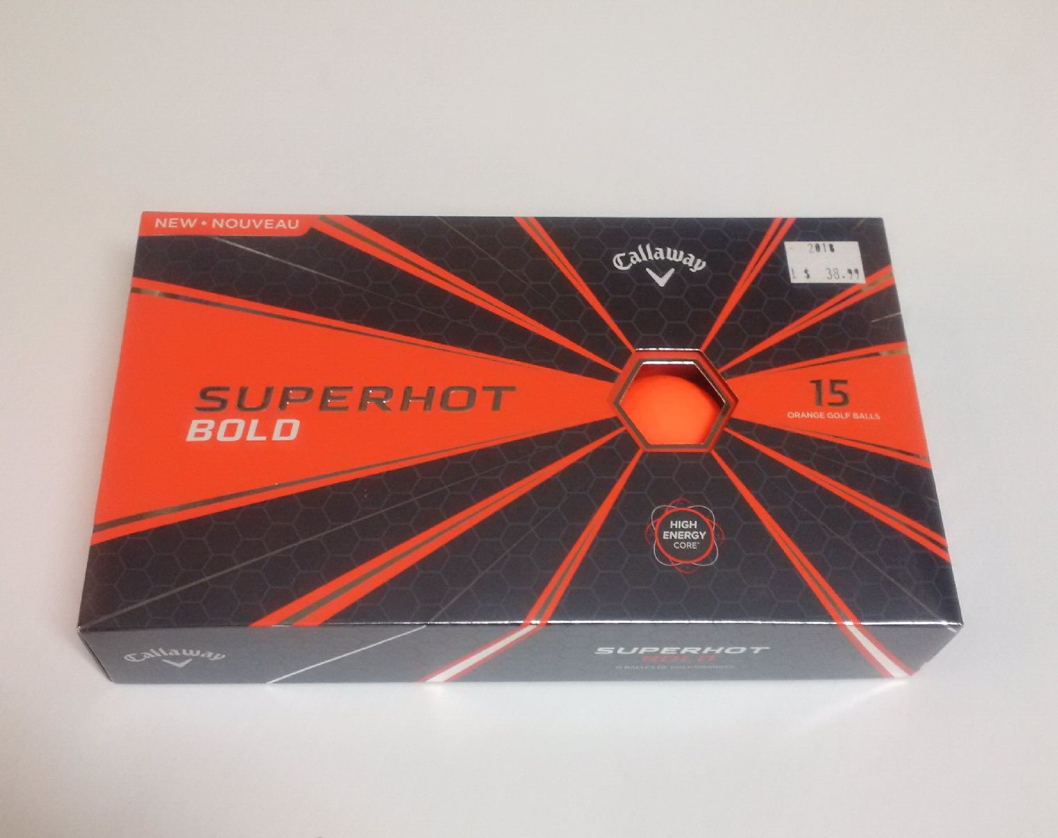 Callaway Super Hot Bold Orange 15 Ball Pack Riverside Golf Golf