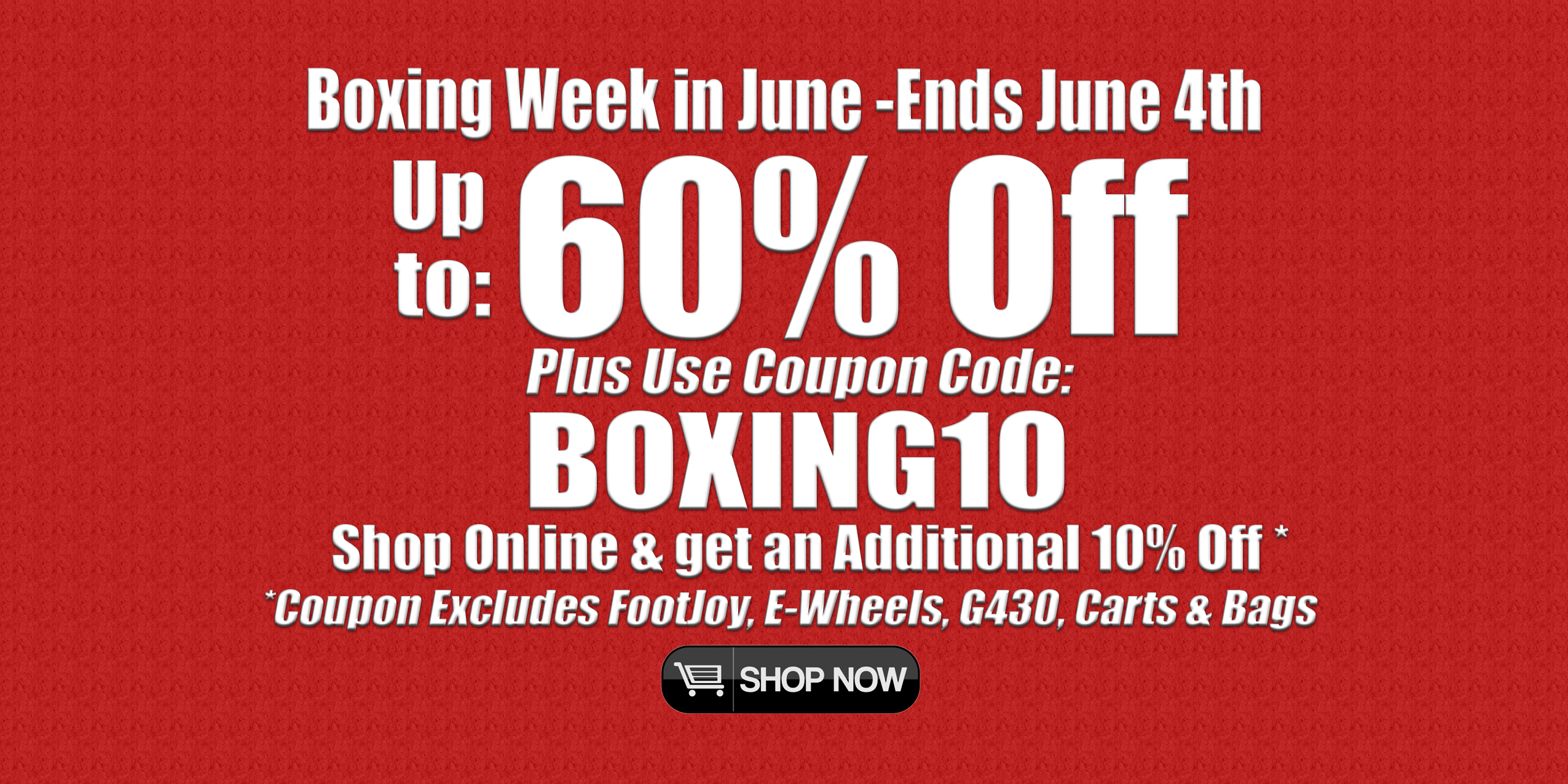 Image of Riverside Golf 2026 Boxing Week in June Sale on Golf Carts, Golf Balls, Golf Bags, Golf Clubs and Golf Equipment