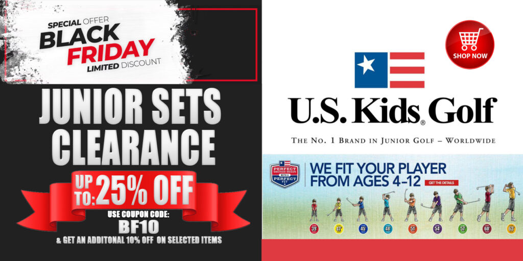 Image of Riverside Golf Centers Black Friday 2025 Junior Set Sale Banner