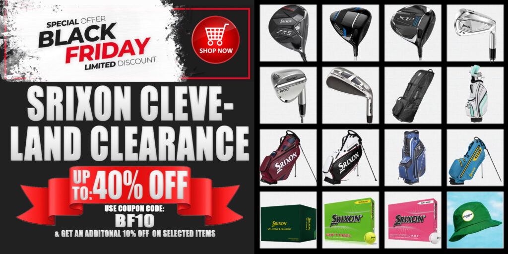 Image of Riverside Golf Srixon & Cleveland Black Friday Sale Banner