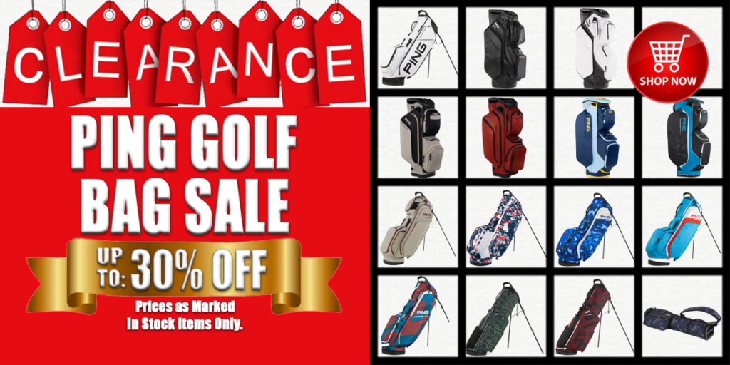 Image of Ping Golf Bag Sale 2026 Banner