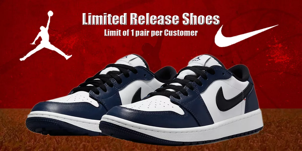 Jordan Golf Shoes Banner - Riverside Golf - Golf Clubs
