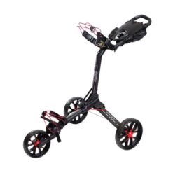 BagBoy Nitron Auto Open Push Cart | Black / Red