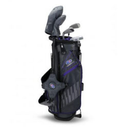 US Kids UL54 5 Club Junior Set, Grey/Purple Bag (137cm to 145cm) - LEFT HAND - Prior Generation