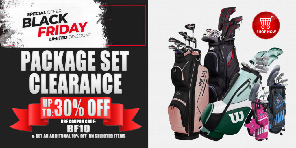 Black Friday 2024 Package Set Product Banner - Riverside Golf - Golf