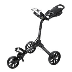 BagBoy Nitron Auto Open Push Cart | Black / Black