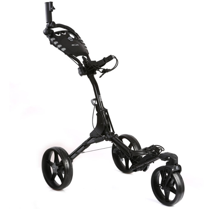 Accufli TRIO Wheel Push Cart Black/Grey Riverside Golf Golf Clubs Golf