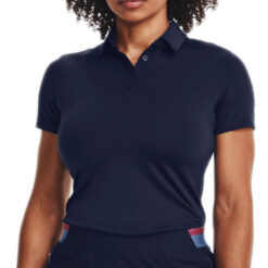 Under Armour Women's Zinger Short Sleeve Polo -Black (size XL)