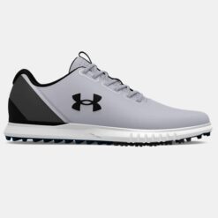 Under Armour Men's Charged Medal Spikeless Golf Shoes | WIDE - Grey - Size 7.5 (Web Only)