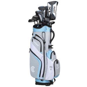 Cleveland Women's Launcher XL Halo Package Set with Headcovers Grey & Blue