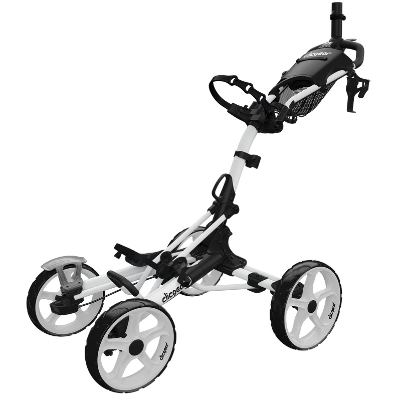 Clicgear Model 8.0+ Golf Push Cart | White - Riverside Golf