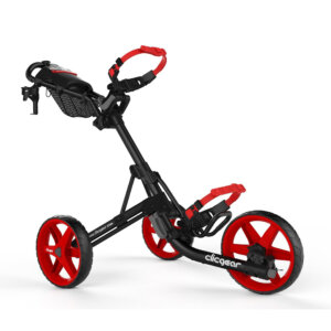 Clicgear Model 4.0 Cart Black Frame with Red Wheels