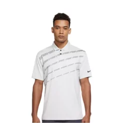 Nike Men's Dri-Fit Vapor Short Sleeve Golf Polo - Photon Dust/Dust/Black