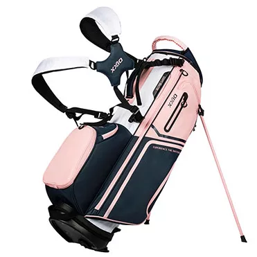 XXIO Ladies Stand Bag | White / Navy / Pink - Riverside Golf