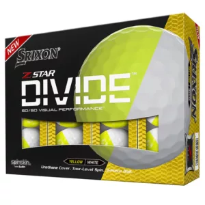 Srixon Z-Star Divide Golf Balls White & Yellow
