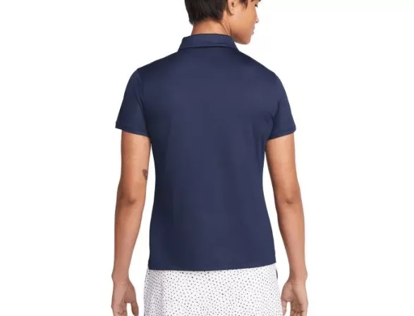 Nike Women's Dri-FIT Victory Golf Polo | College Navy / White