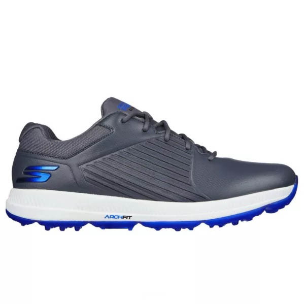 Skechers Men's GO GOLF Elite 5 | Gray / Blue - Riverside Golf