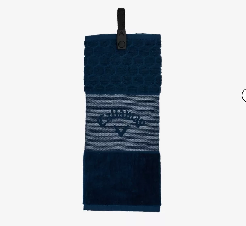 Callaway Trifold Towel Navy Riverside Golf
