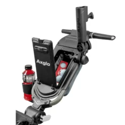 Image of Axglo E5 Follow Electric Golf Push Cart Grey Console