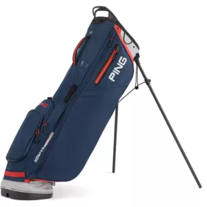 Ping Hoofer Craz-E-Lite Navy Platinum Red Golf Stand Bag