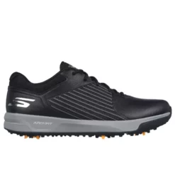 Skechers Men's GO GOLF Elite Vortex Golf Shoes | Black / Grey