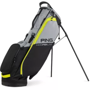 Ping hoofer Lite Stand Bag Black, Iron, Neon Yellow, 2023 Model