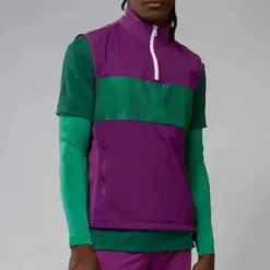 J.Lindeberg Men's Dean Golf Vest | Sample Sale - Gloxinia - Size Medium (web only)