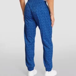 J.Lindeberg Men's Petrus Print Pant | Sample Sale - Blue Printed Bridge - Size 32x32 (web only)