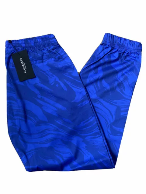 J.Lindeberg Petrus Print Pant Blue Valley Size 32x32