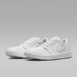 Nike Air Jordan 1 Low Golf Shoes White Pair