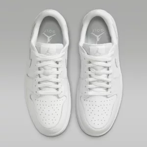 Nike Air Jordan 1 Low Golf Shoes White Pair Top View