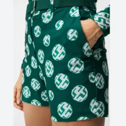 J.Lindeberg Gwen Printed Shorts | Sample Sale - White - Size 27 (web only)
