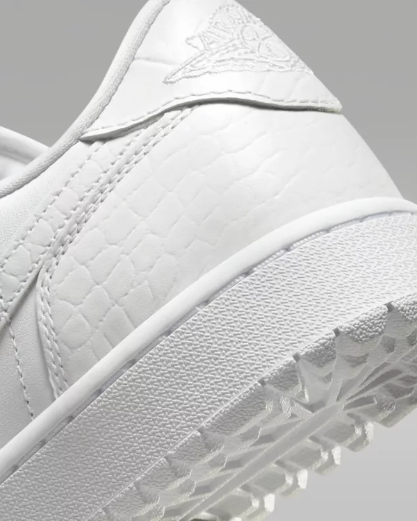 Nike Air Jordan 1 Low Golf Shoes White Heel