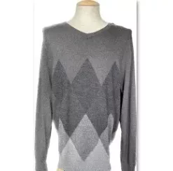 Mizuno BTH Thermo Argyle Sweater - Black (web only)