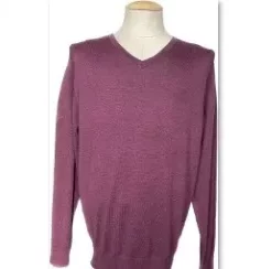 Mizuno Merino V Neck Sweater - Purple (web only)