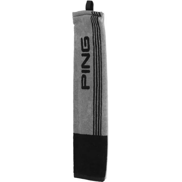 PING Trifold Towel Gray/Black