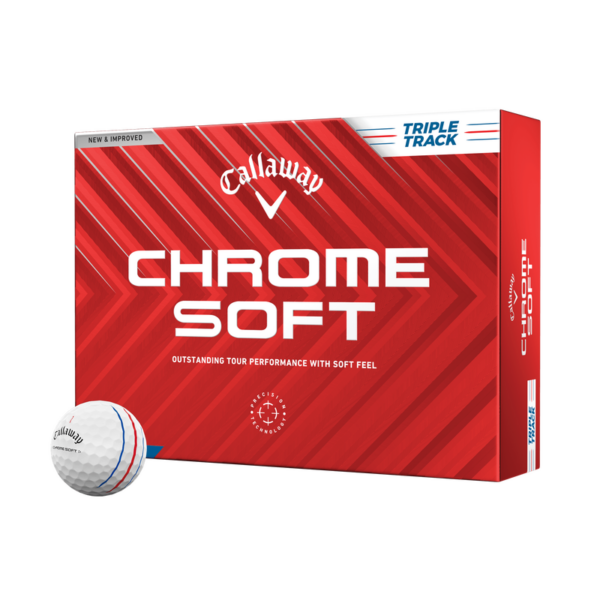 Callaway Chrome Soft Triple Track Golf Balls Dozen Pack