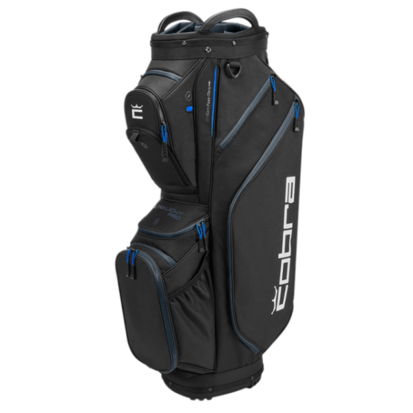 Cobra Ultralight Pro Cart Bag Black & Electric Blue