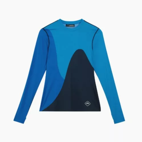 J.Lindeberg Women's Swirl Top Long Sleeve | Sample Sale - JL Navy