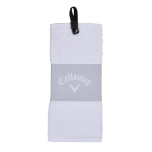 Callaway Tri-Fold Towel White