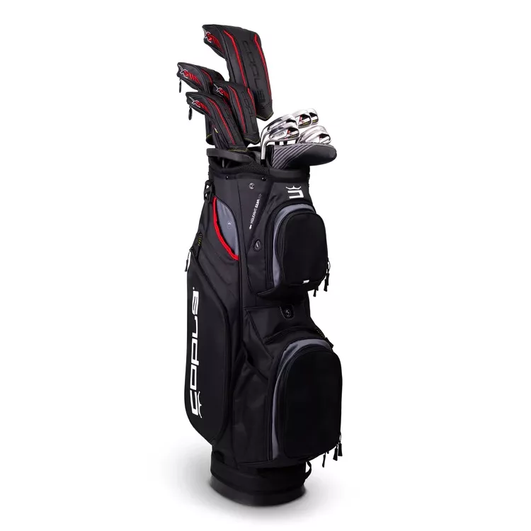 Cobra Men's Air-X Complete Set | RIGHT HAND – 12Pc – Steel / Graphite Combo – Regular Flex – Standard Length 5'6″ to 6'1″