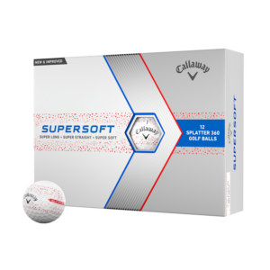 Callaway Supersoft Golf Balls Red Splatter