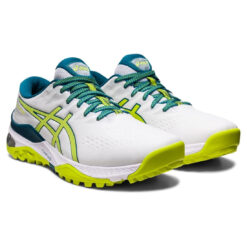 Asics Gel Kayano Ace White & Lime Golf Shoes