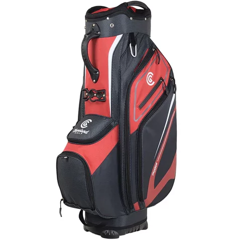 Cleveland Lightweight Cart Bag | Red / Charcoal - Riverside Golf