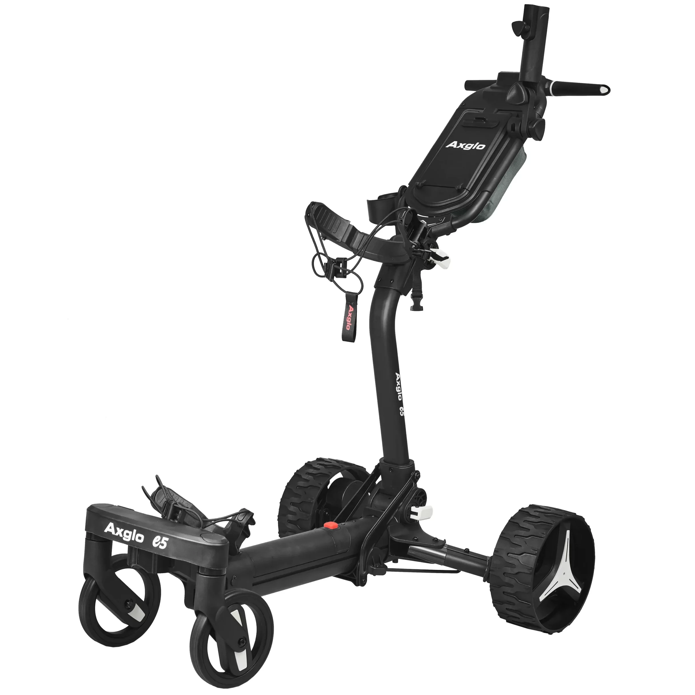 Axglo E5 Electric Push Cart Black Standard 36 Hole Battery