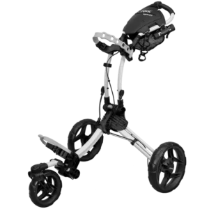 Clicgear Rovic Console Rovic RV1S 2.0 Golf Push Cart by Clicgear | White - Riverside Golf Centers