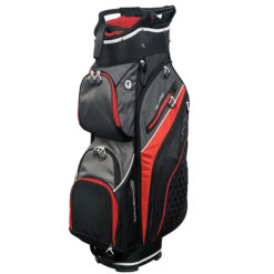 Image of Golf Trends Sidekick Combo Cart and Ranger Bag Black & Red