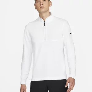 メンズウェア No Members Nike Victory Half Zip Layer Nike Menâ€™s Dri-Fit Victory Heather Half Zip, White