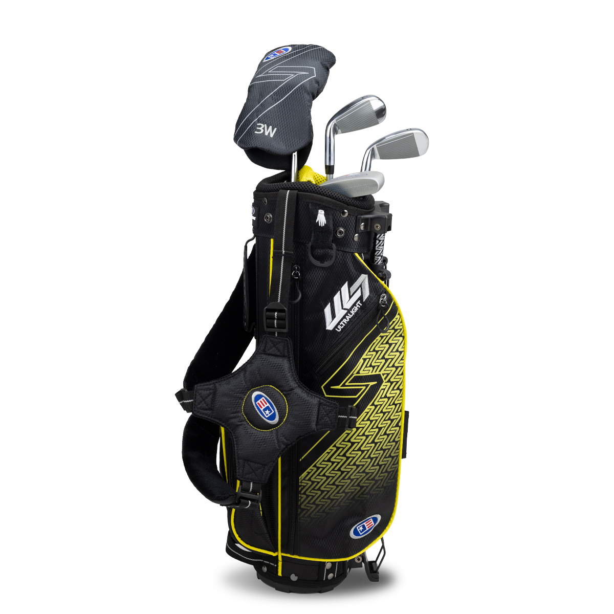 US Kids UL7 42 4 Club Junior Set Graphite | Black / Yellow Bag
